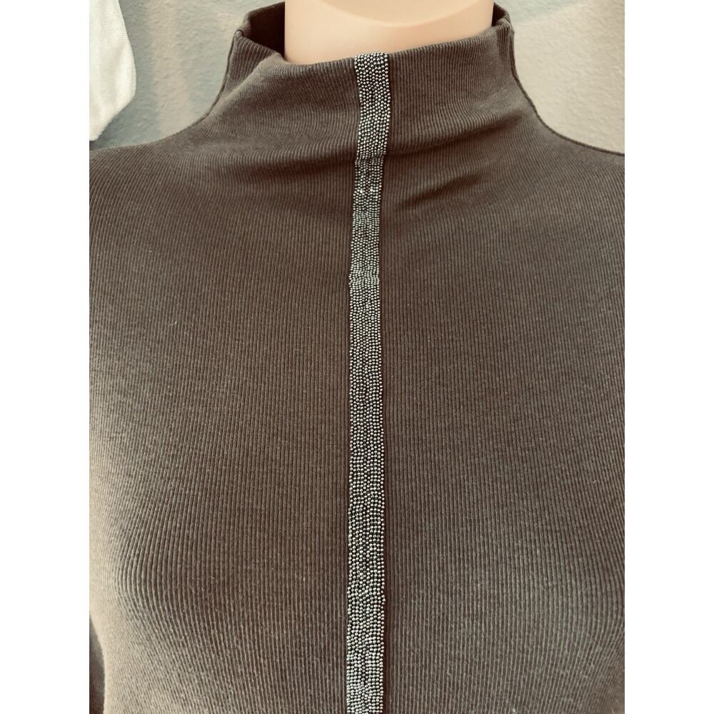 Brunello Cucinelli Long Sleeve Top Size M EUC Made in Italy Old Money - Picture 6 of 9